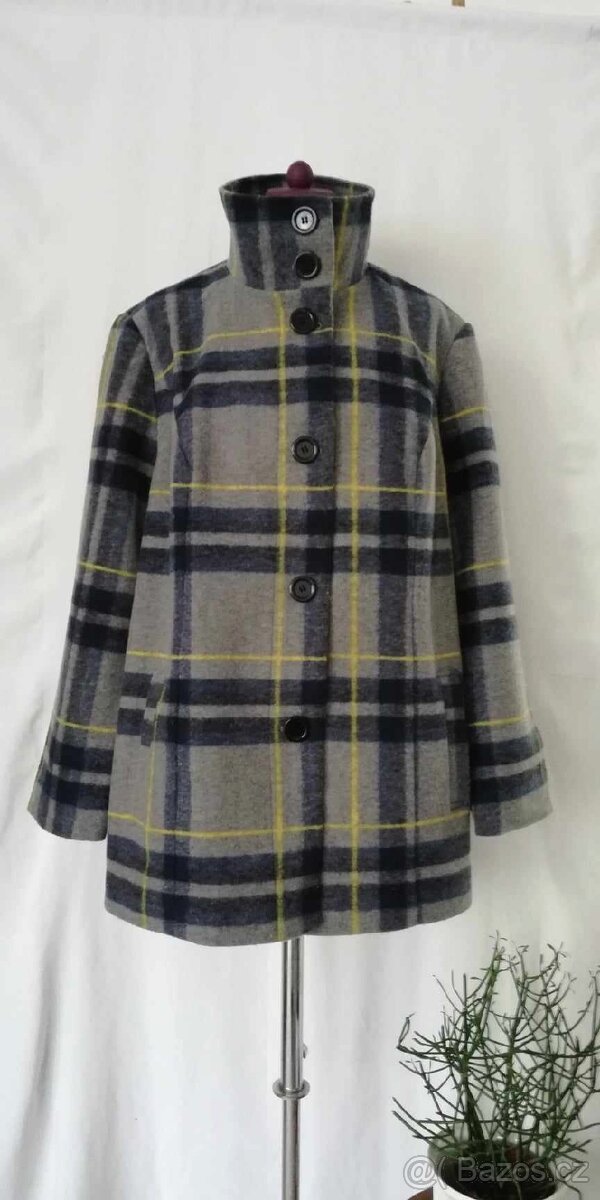 Dámský nový kabát vel.46 Bpc