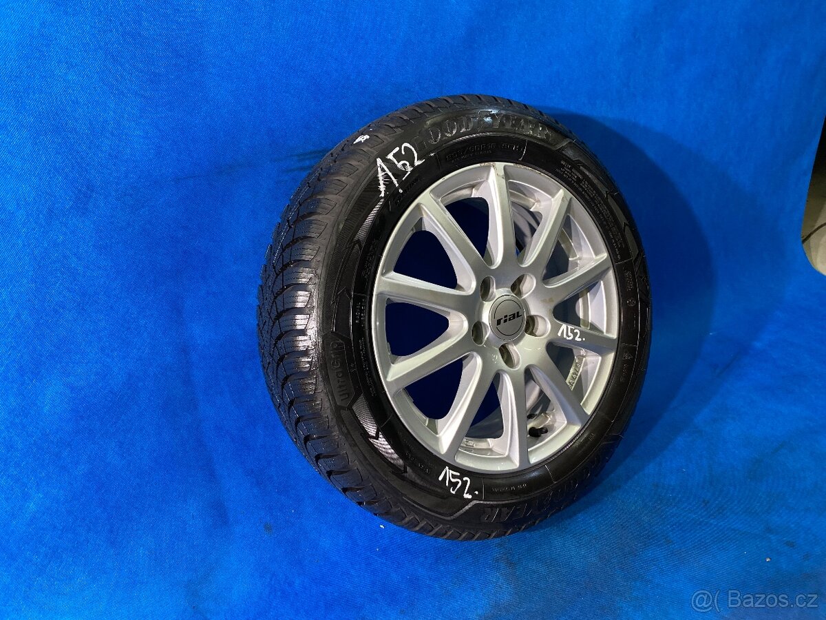 zimní ALU kola Rial 205/60/R16 Goodyear Ultra Grip