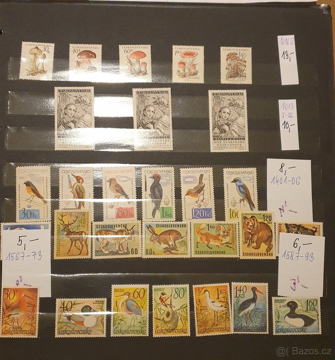 Prodám známky ČSR