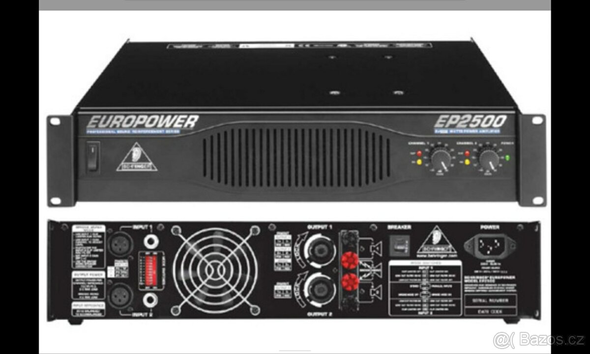 Prodám zesilovač  Behringer EP 2500