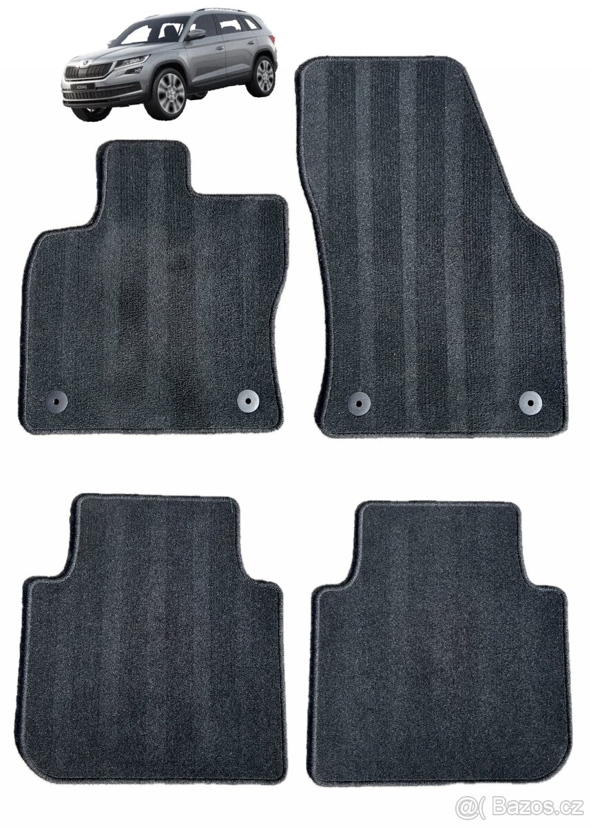 Originál textil koberce Škoda Kodiaq (2016-2024 )