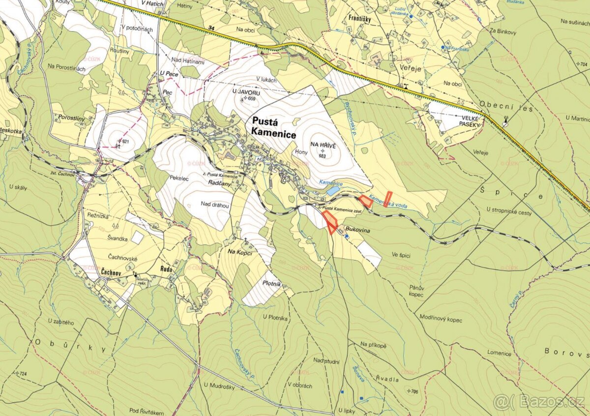 Louka, prodej, Pustá Kamenice, Svitavy