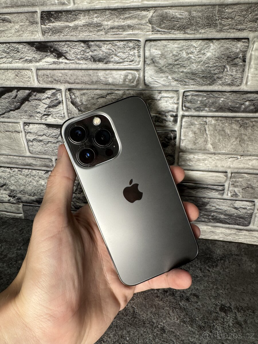 iPhone 13 Pro 128GB Graphite, baterie 89%