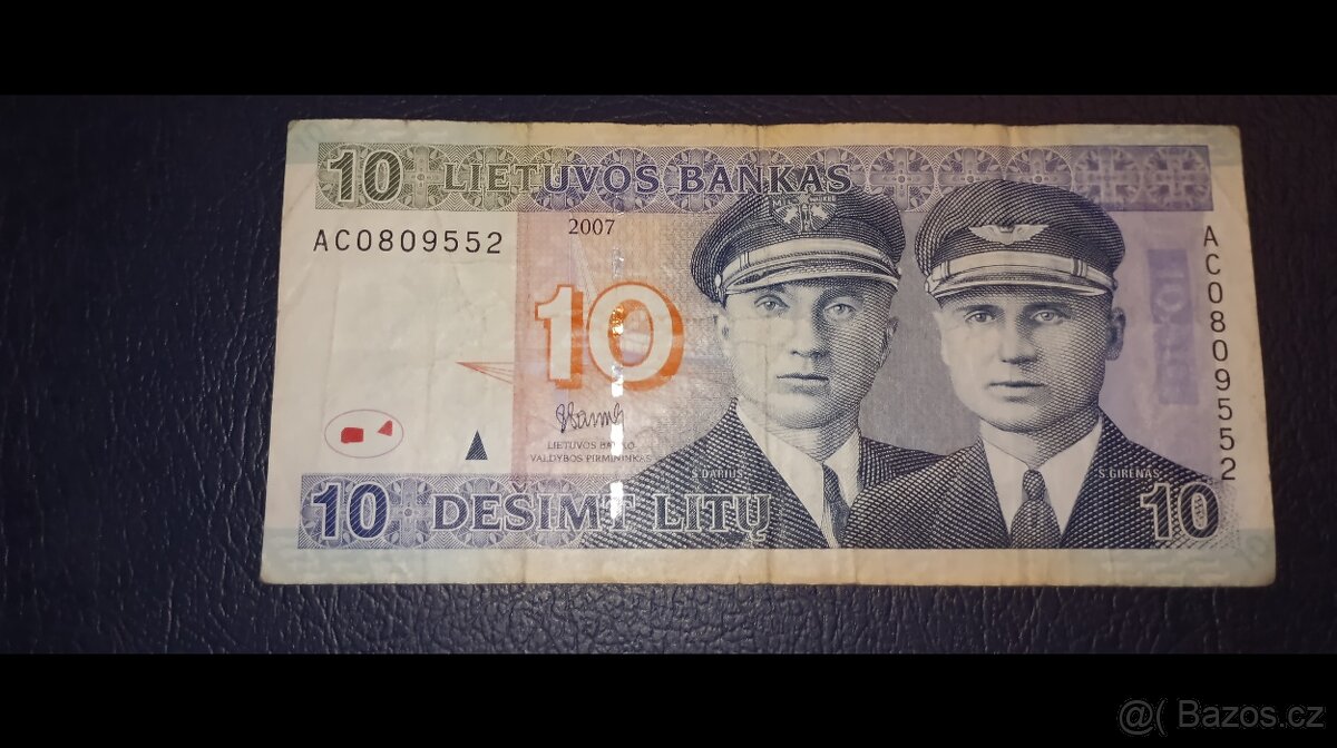 Bankovka Litva