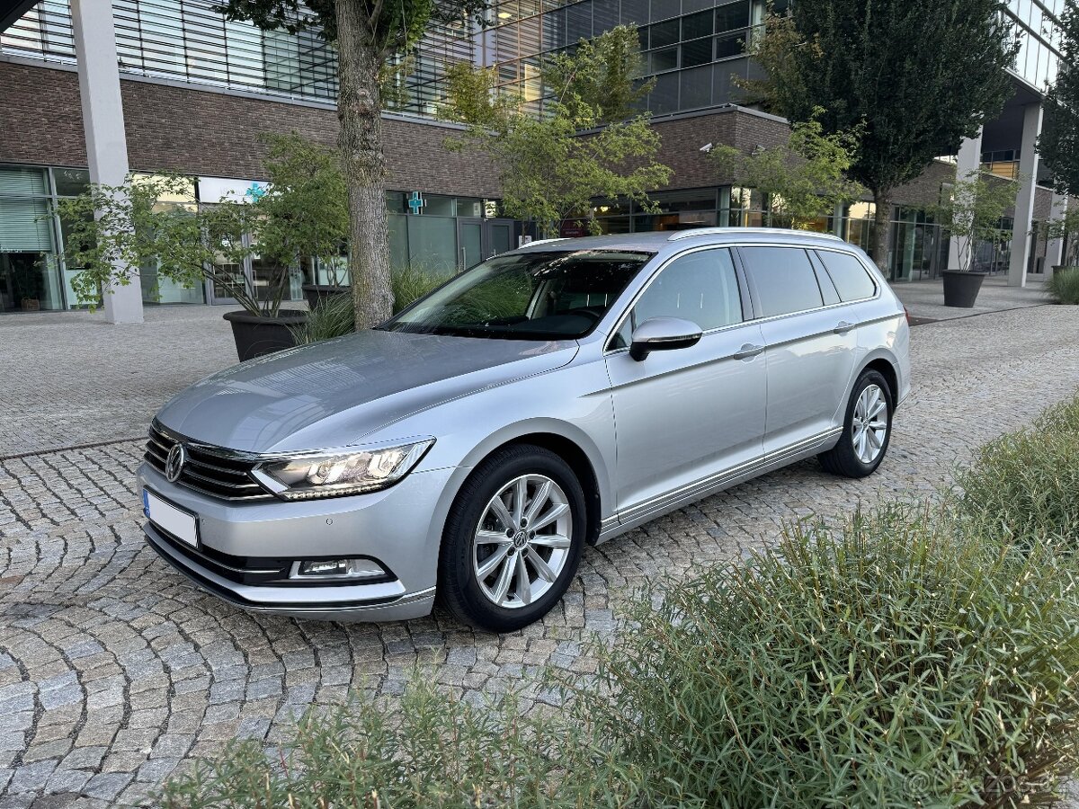 VW Passat B8 Highline 2.0 TDI, naj. 114 tis.km, 2019, manuál