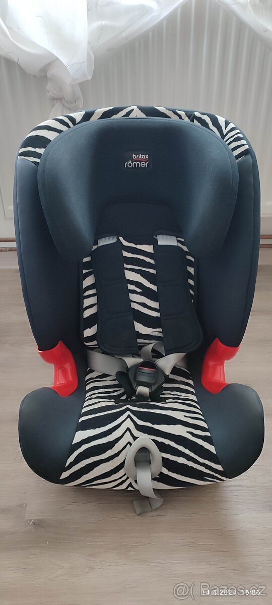 Prodám autosedačku Britax Römer ADVANSAFIX, Zebra