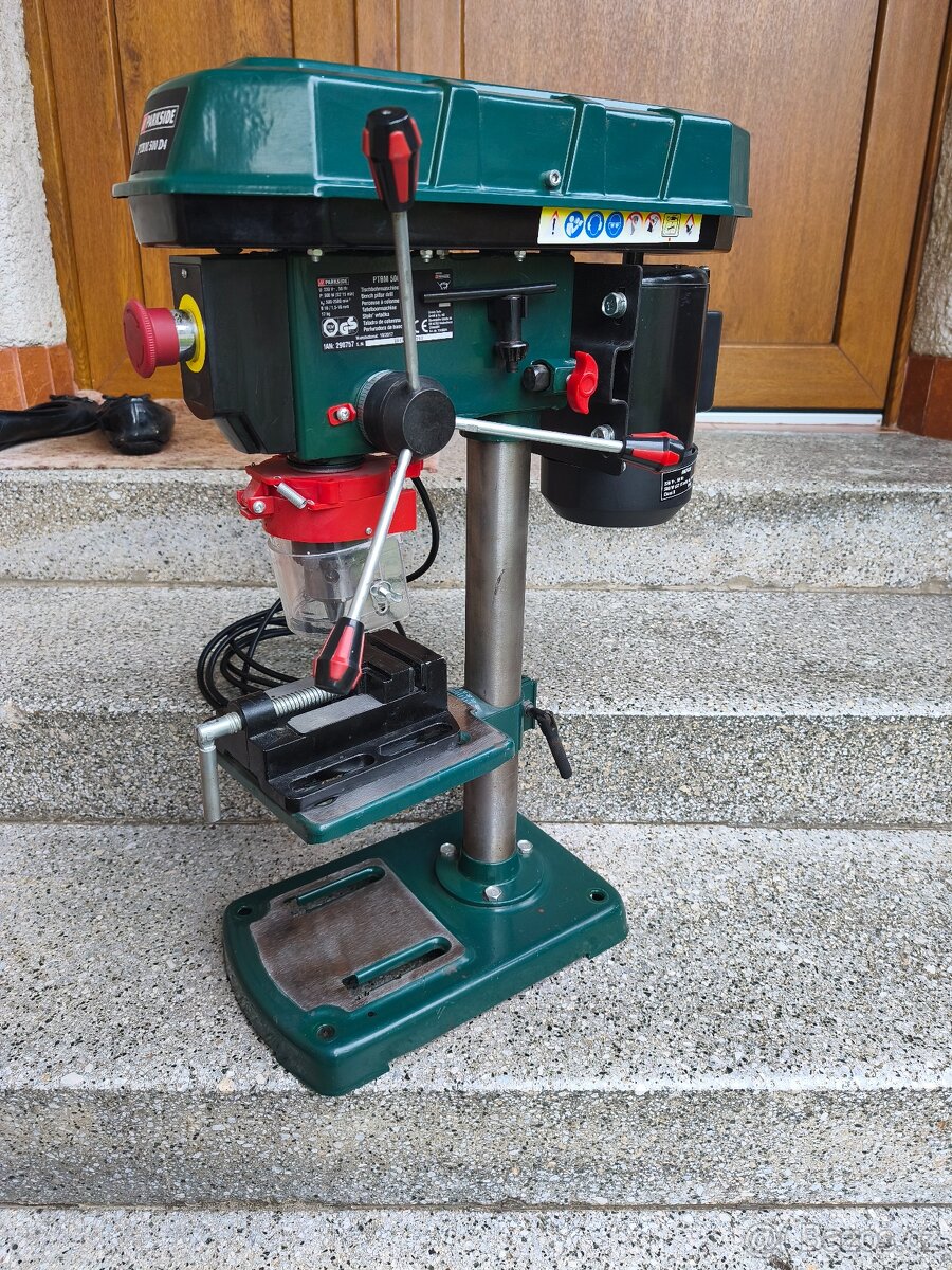 Prodám stolní vrtačku Parkside PTBM 500 W.