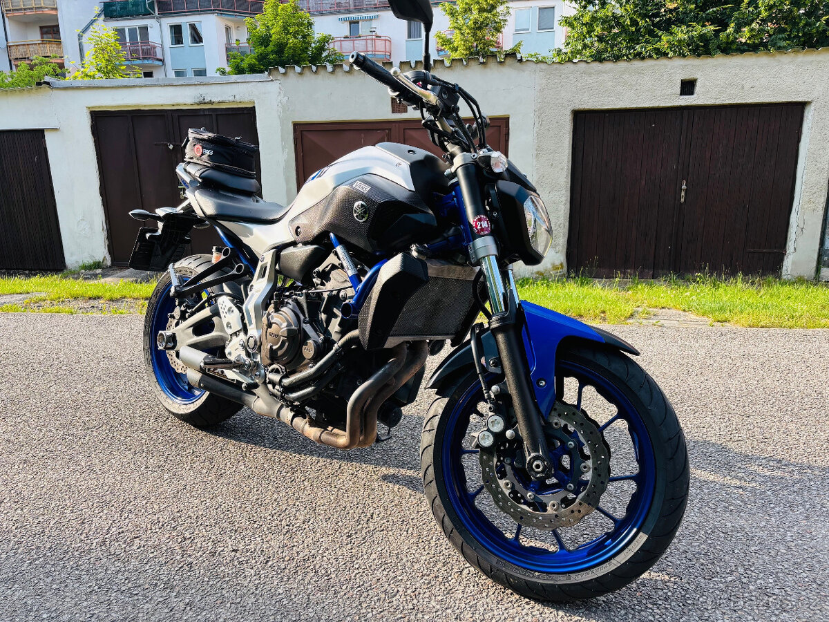 Yamaha MT-07, r.v. 2016, 55 kW (TP 35 kW)