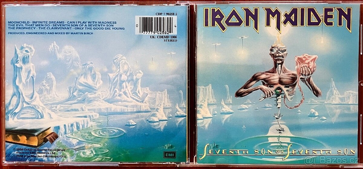 IRON MAIDEN-SEVENTH SON OF A SEVENTH SON UK PRESS