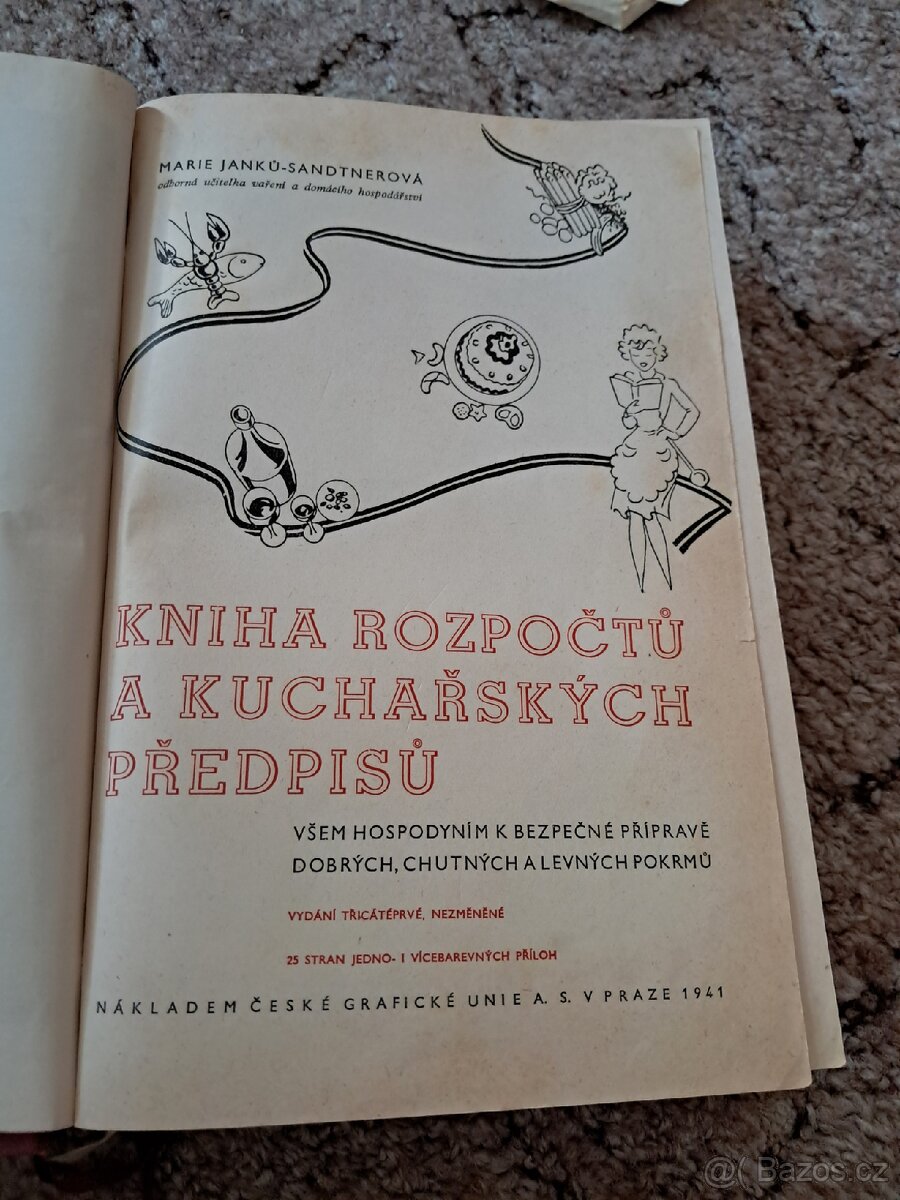Sandtnerová Kniha rozpočtů a kuchařských předpisů