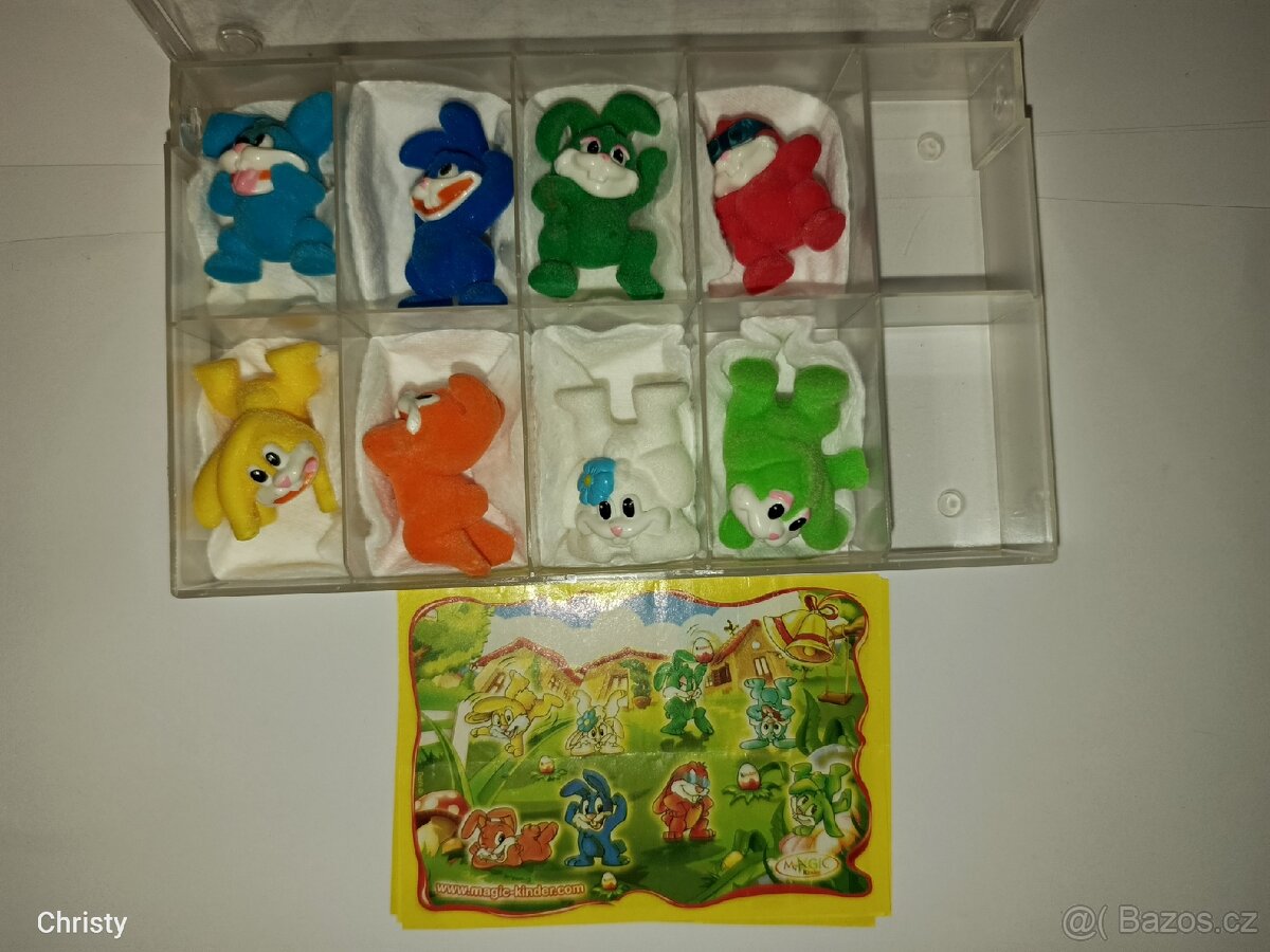 Kinder surprise Velikonoce Zajíčci kompletní sada s bpz