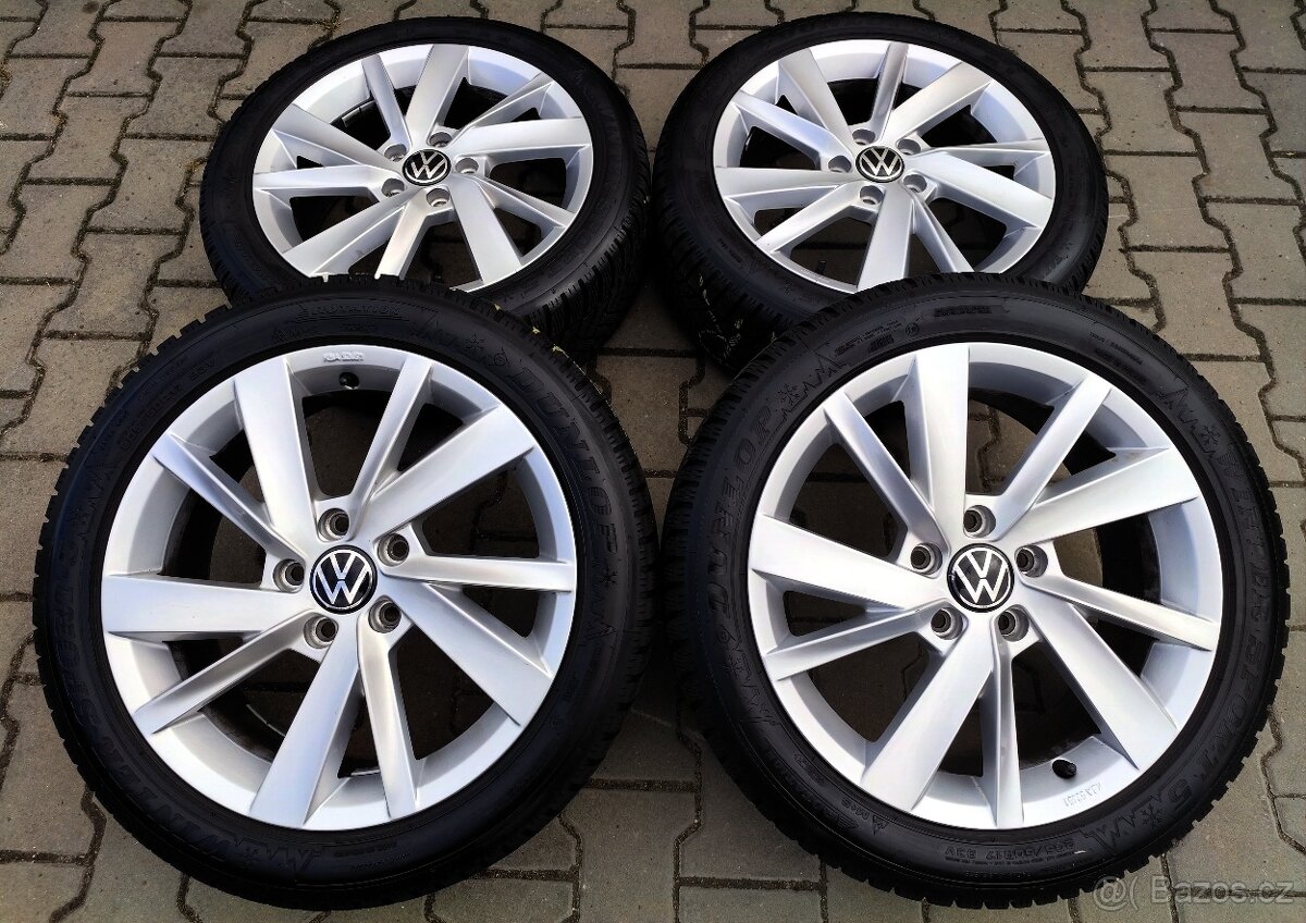 Alu kola originál Volkswagen Golf VIII 5x112 R17 Gavia