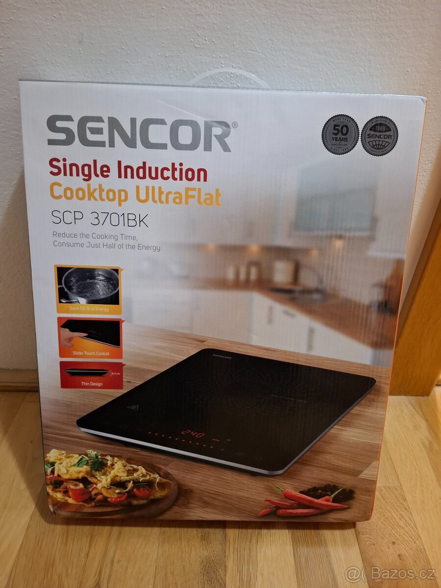 Indukční vařič Sencor SCP 3701BK (nový)