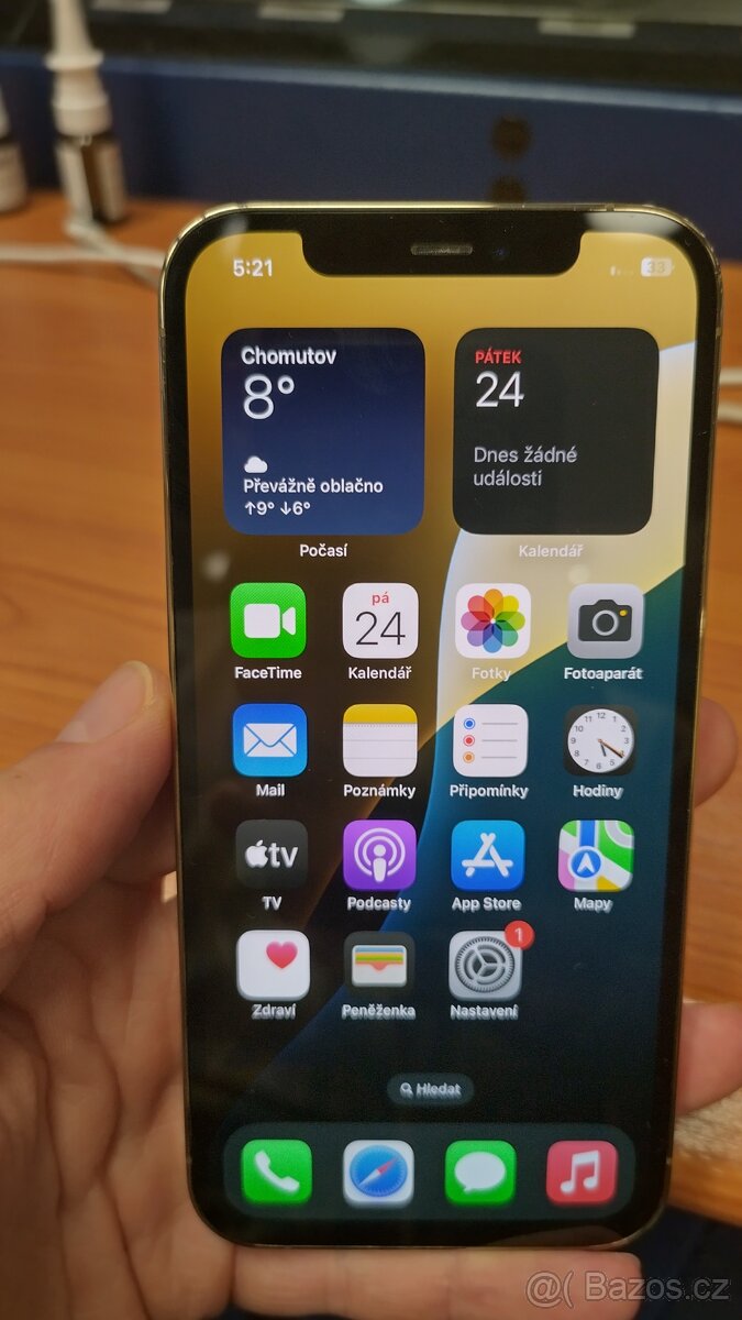Apple iPhone 12 PRO 128GB GOLD,skvělý stav,baterie 100%