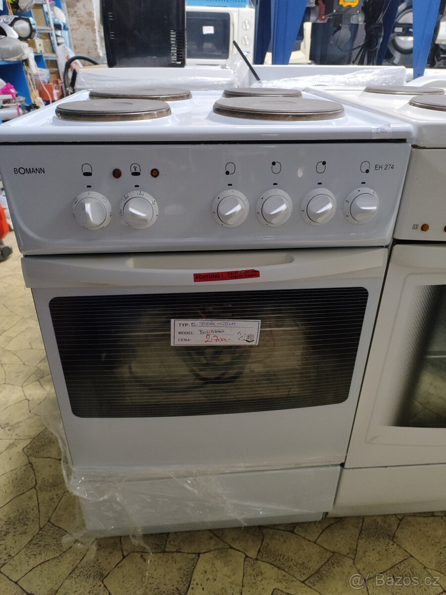Sporák elektrický BOMANN - šíře 50 cm