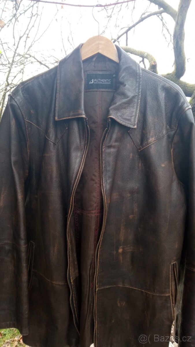 Pánská kožená bunda