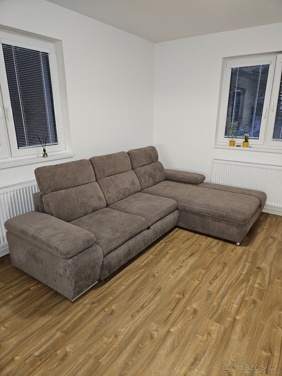 sedací souprava rozkládací s úložným prostorem