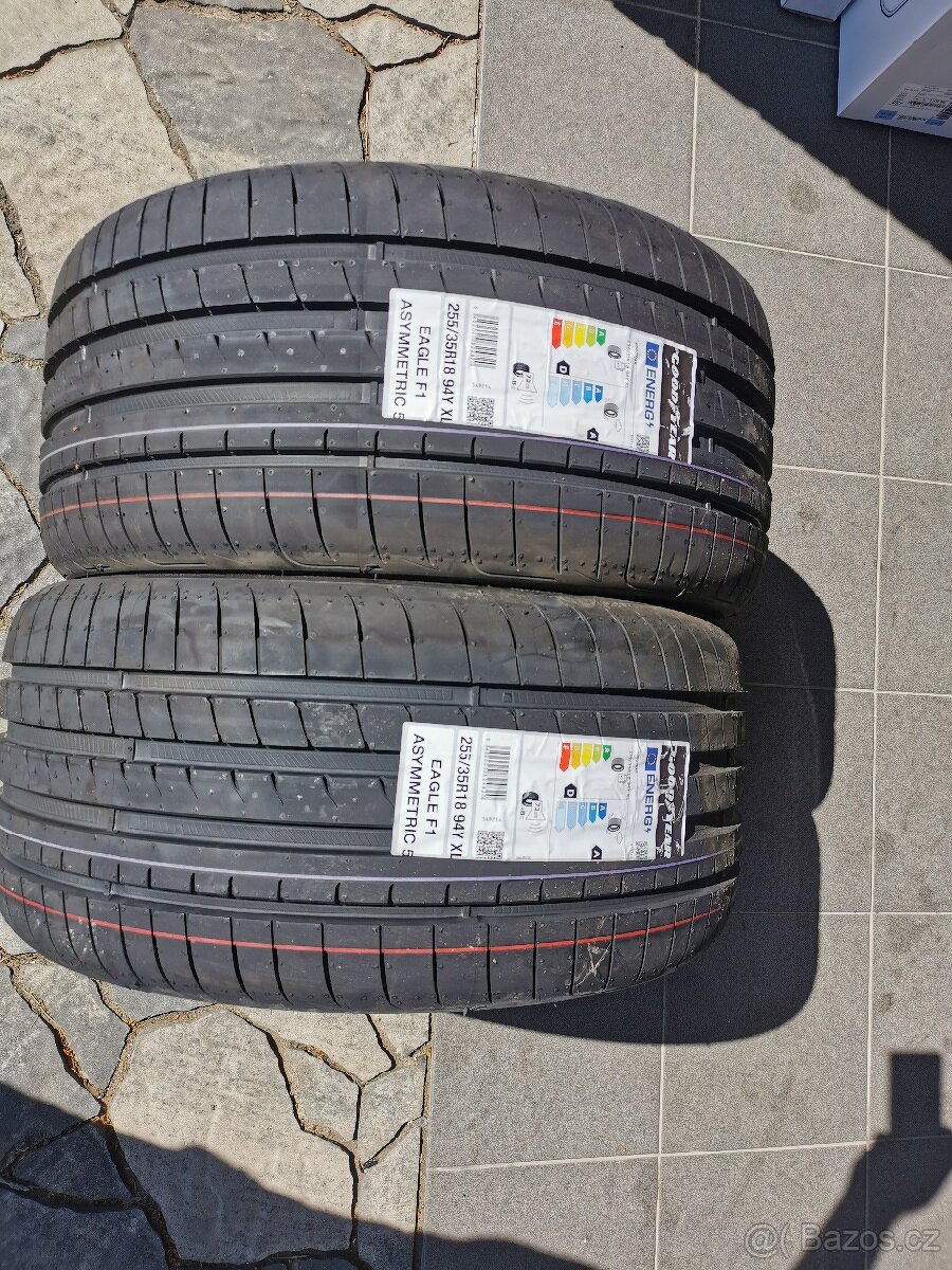 Nové pneu Goodyear Eagle F1 Asymmetric 5 255/35 R18