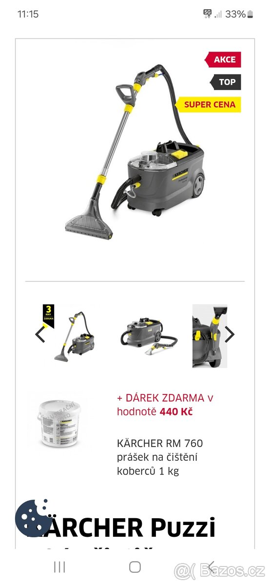 KÄRCHER Puzzi 10/1 čistič koberců