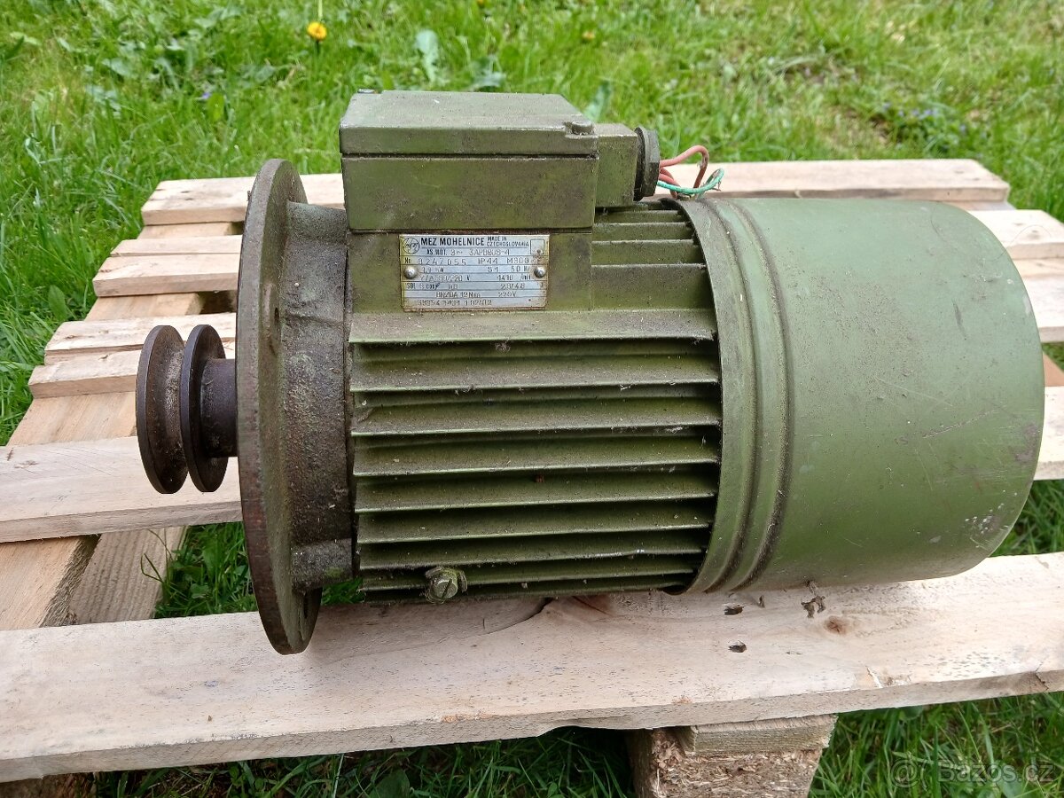Motor s brzdou