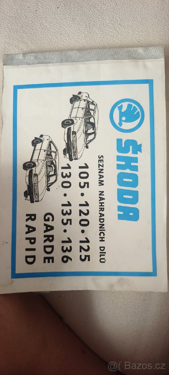 Seznam náhradních dílů škoda 120. a Rapid