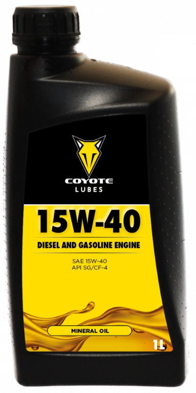 Motorový olej Coyote 15W-40 API SF 5L