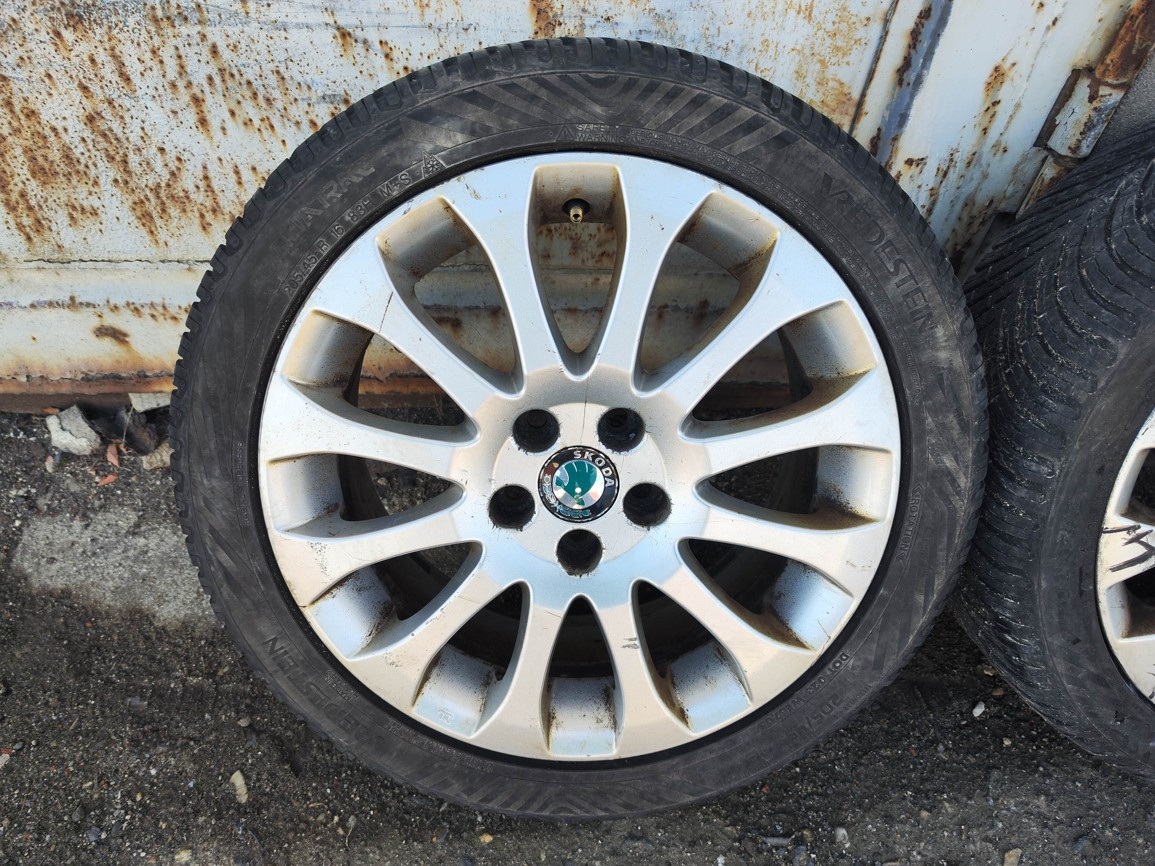 16"rezerva kusový alu disk 5x100 origo Fabia 2 Roomster