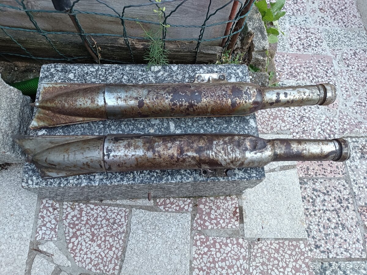Tlumiče výfuků na Jawu ČZ 353/354