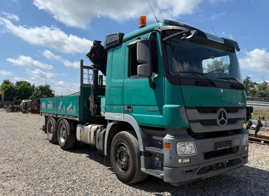 Mercedes-Benz ACTROS 2644-6x4-Valník+HR-PALFINGER PK 24001K