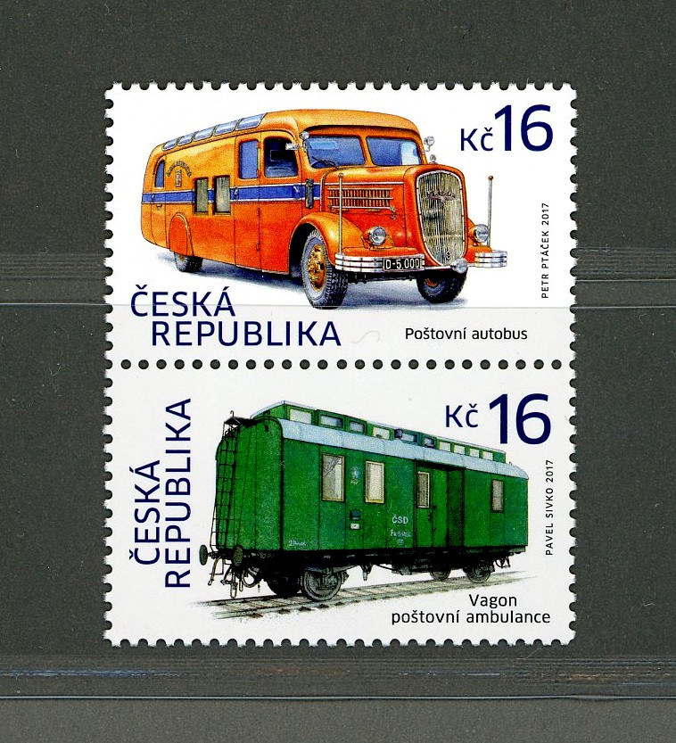 ČR 2017 - Historické dopravní prostředky č. 916-917 - svěž