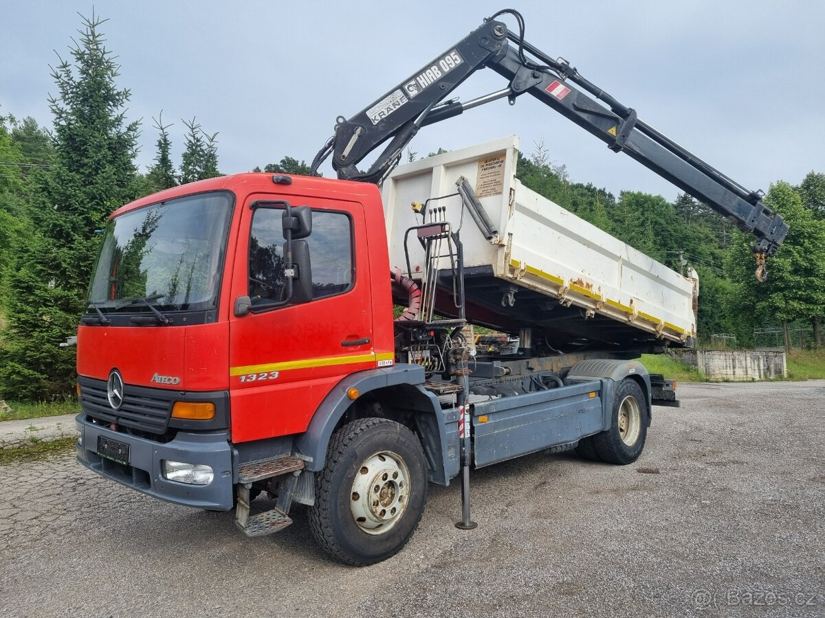 MERCEDES Atego 1323 4x4 sklápač + HR