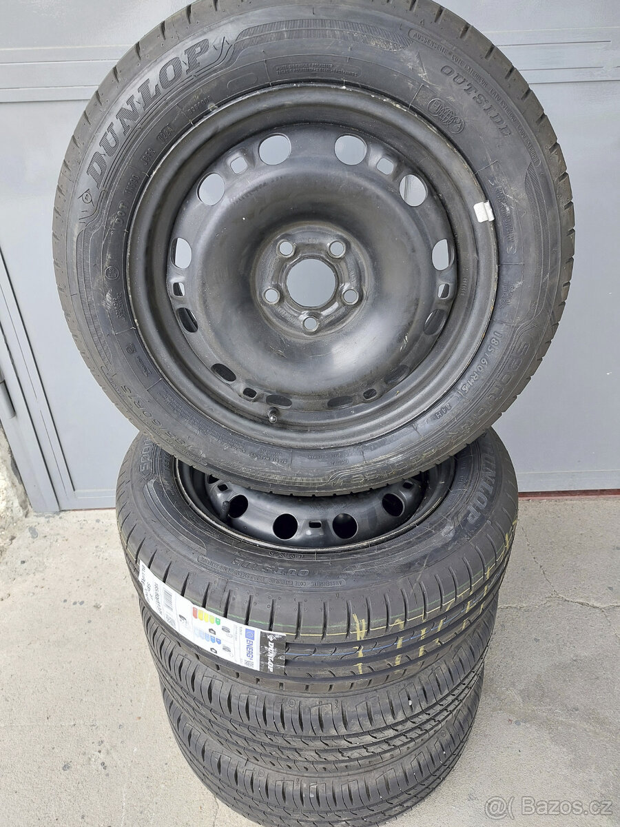 Kompletní kola 15" na Škoda Fabia III. letní