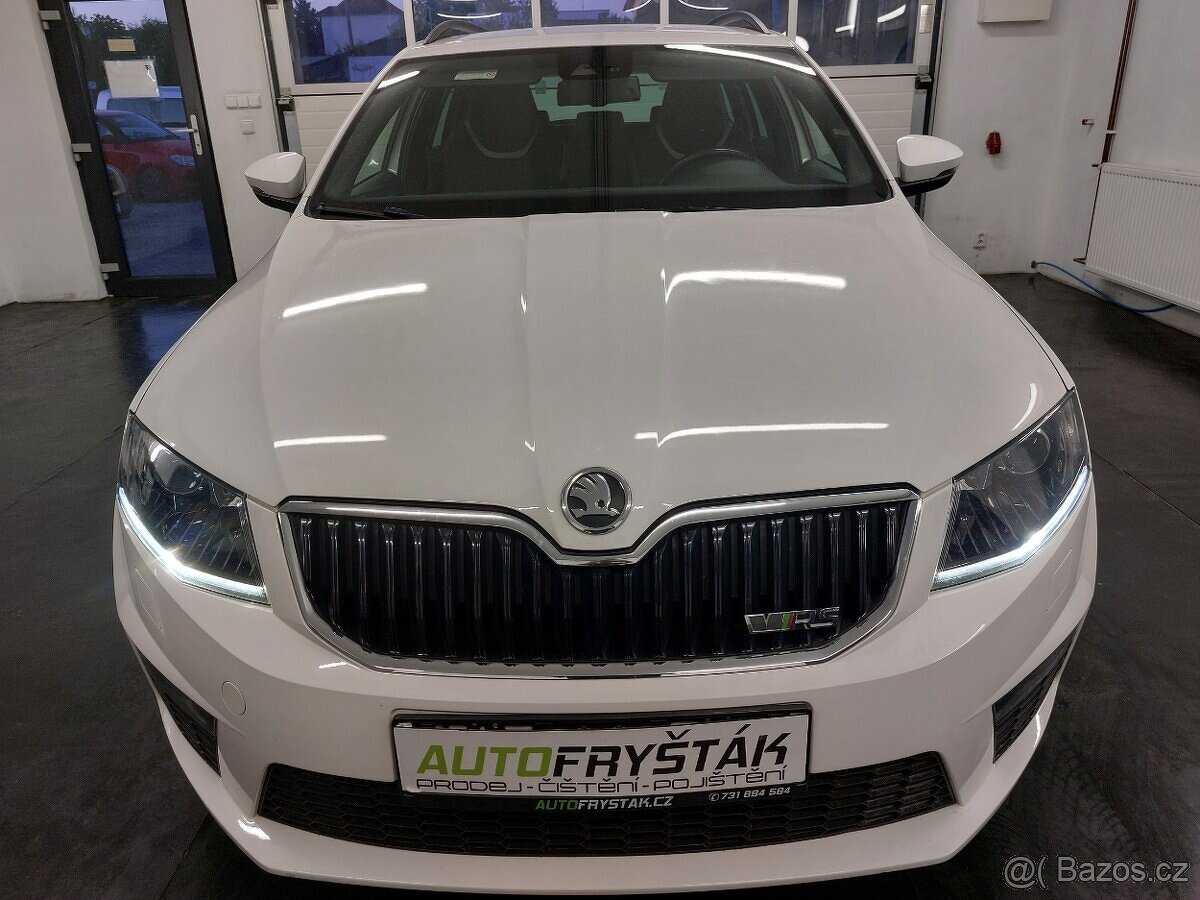 ►ŠKODA OCTAVIA III RS COMBI•2.0TDI•135kw•2013•215tKM◄