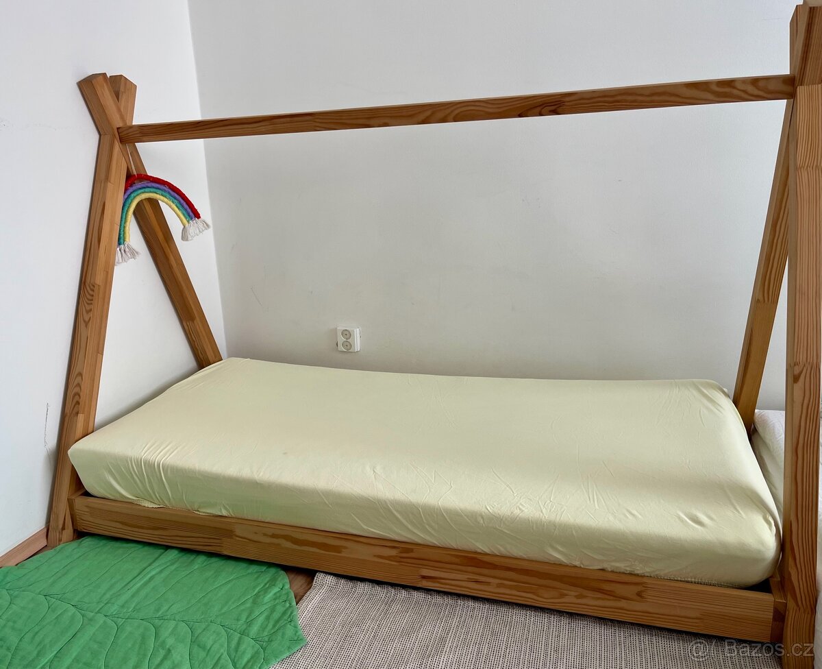 Dětská postel Teepee nízká