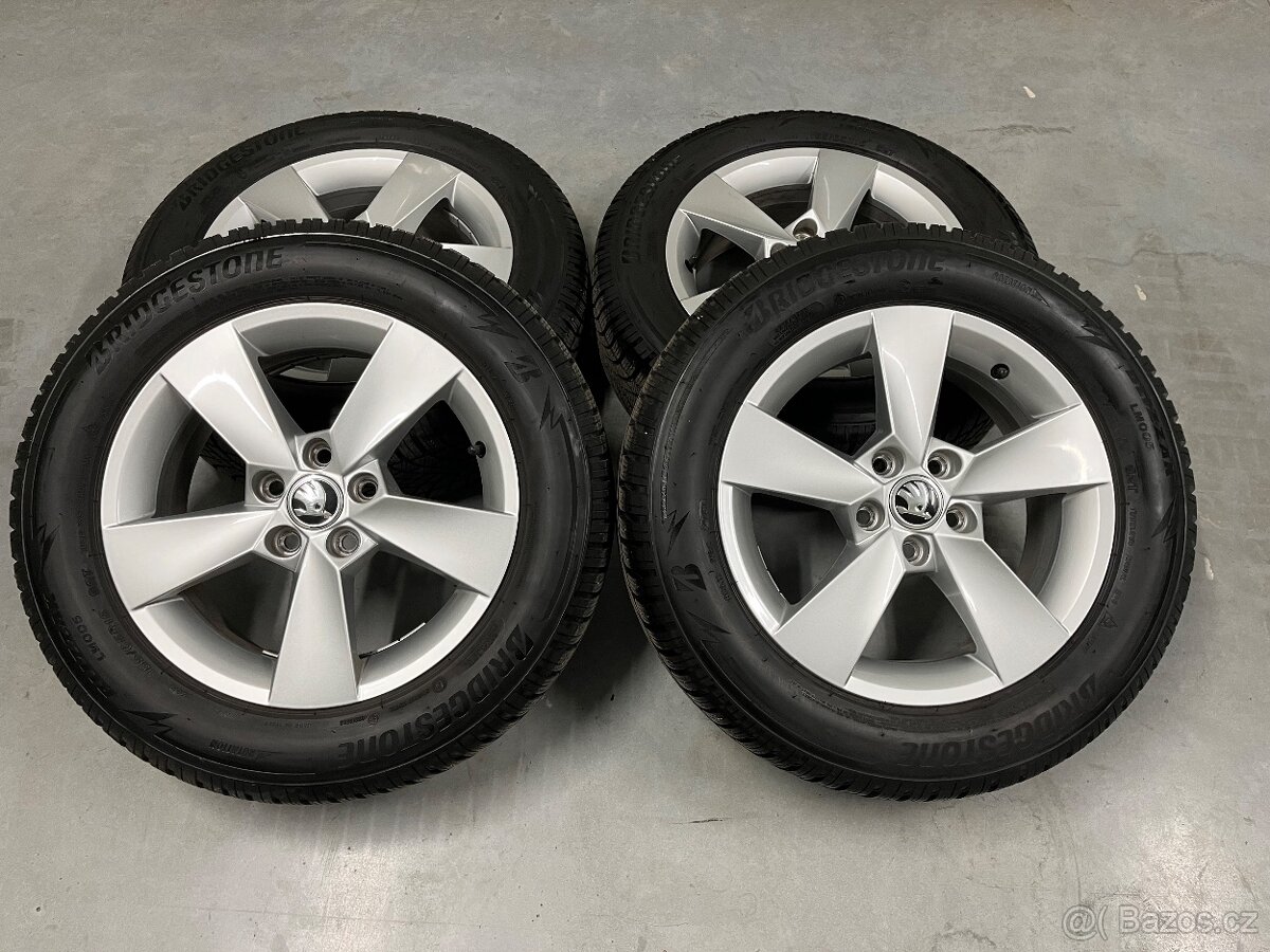 Fabia IV sada kompletních zimních kol,,HADAR’’15’’185/65R15