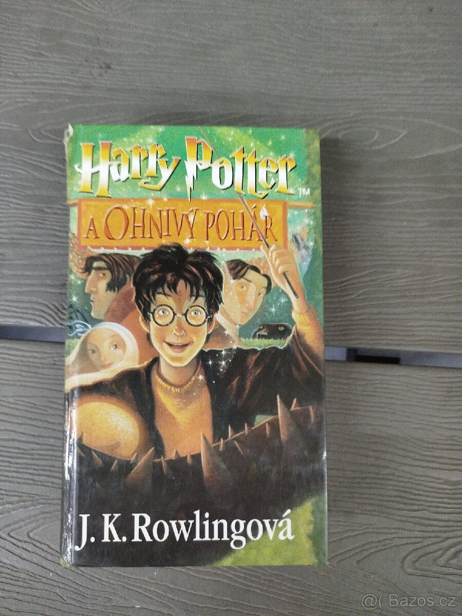 Knížka Harry Potter ohnivý pohár