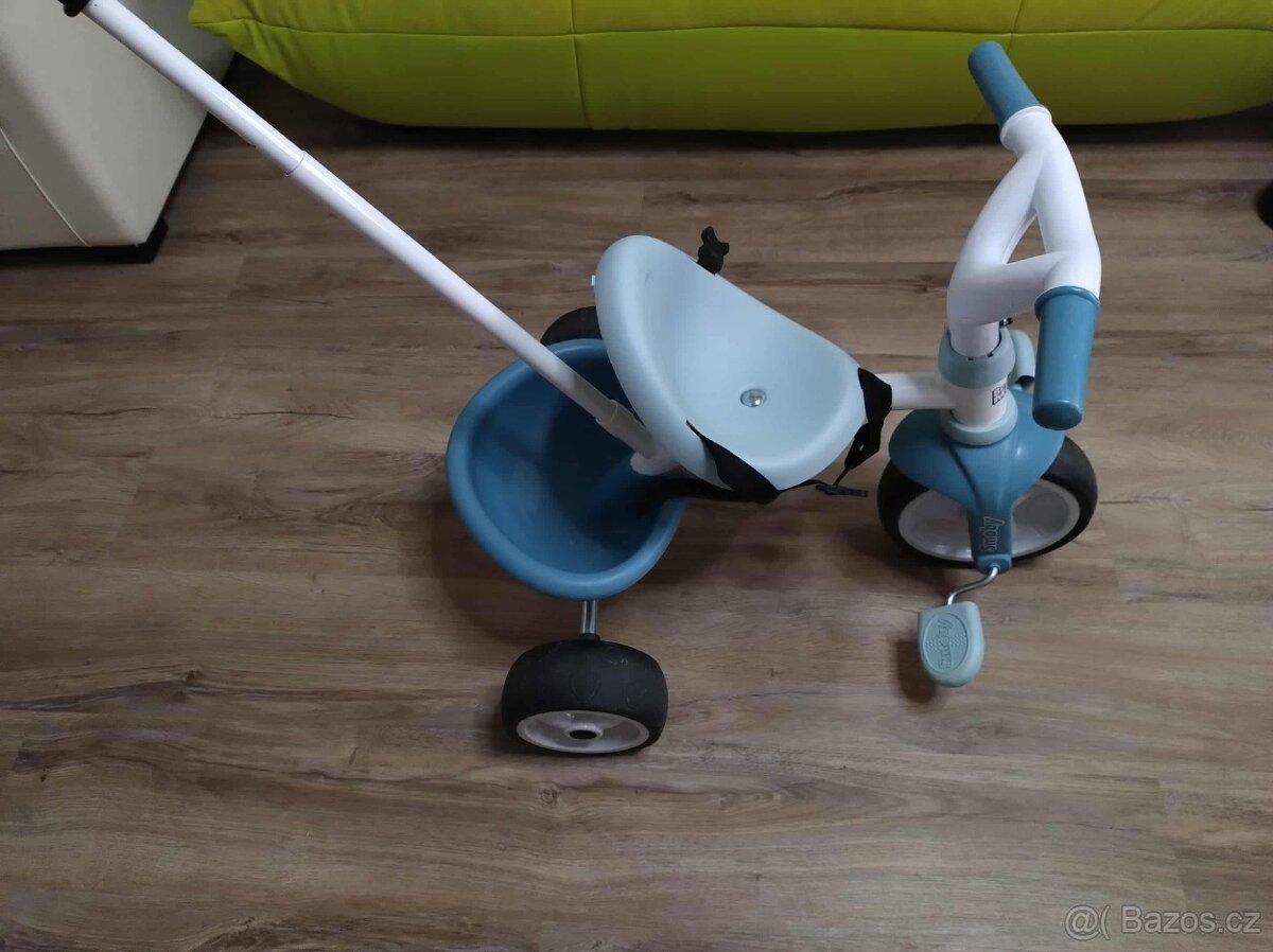 SMOBY 740331 Tříkolka BE MOVE s vodící tyčí, EVA kola, 15m+