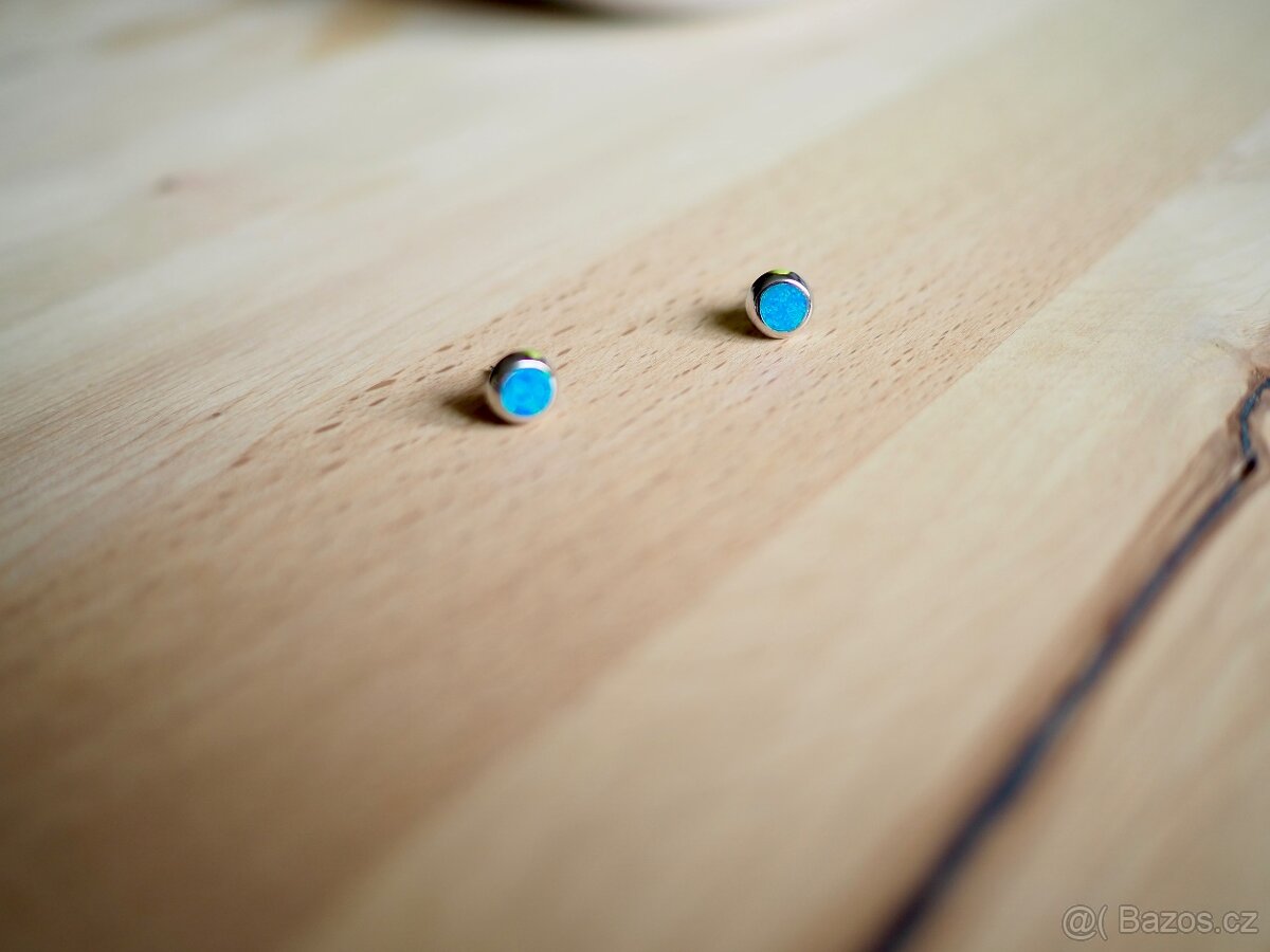 Náušnice stříbrné