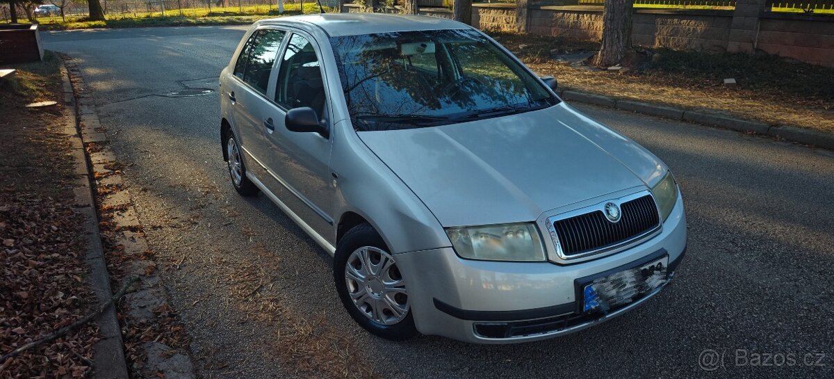 Škoda Fabia 1.4 Mpi malý nájezd zimní pneu