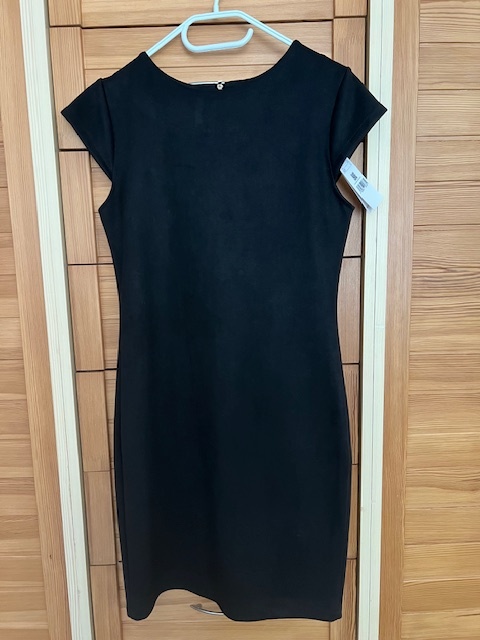 Dámské černé šaty se zipem, vel.L, NOVÉ