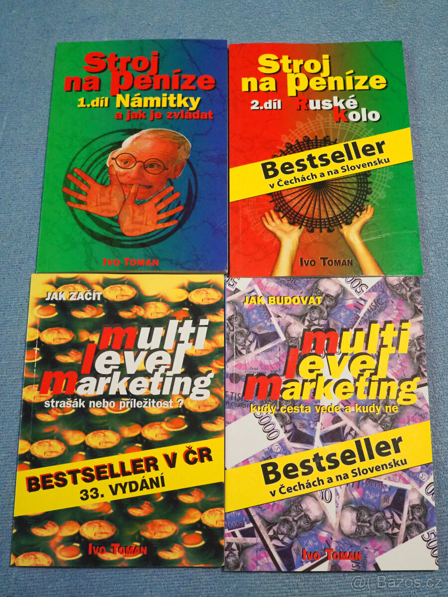 4 knihy Ivo Tomana o MLM