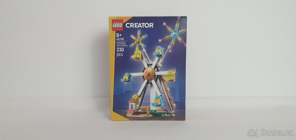 Nové LEGO Creator 40758 Oslava: Ruské kolo s ohňostrojem