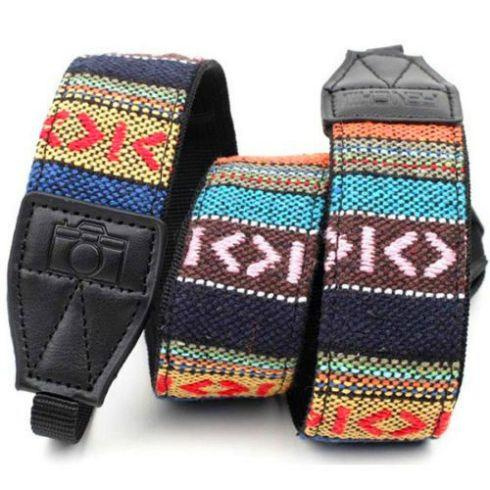 Barevný popruh pro zrcadlovku více vzorů