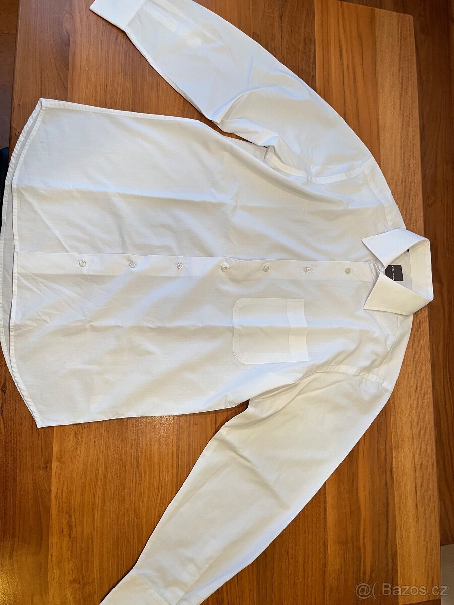 Pánská bílá košile vel. M