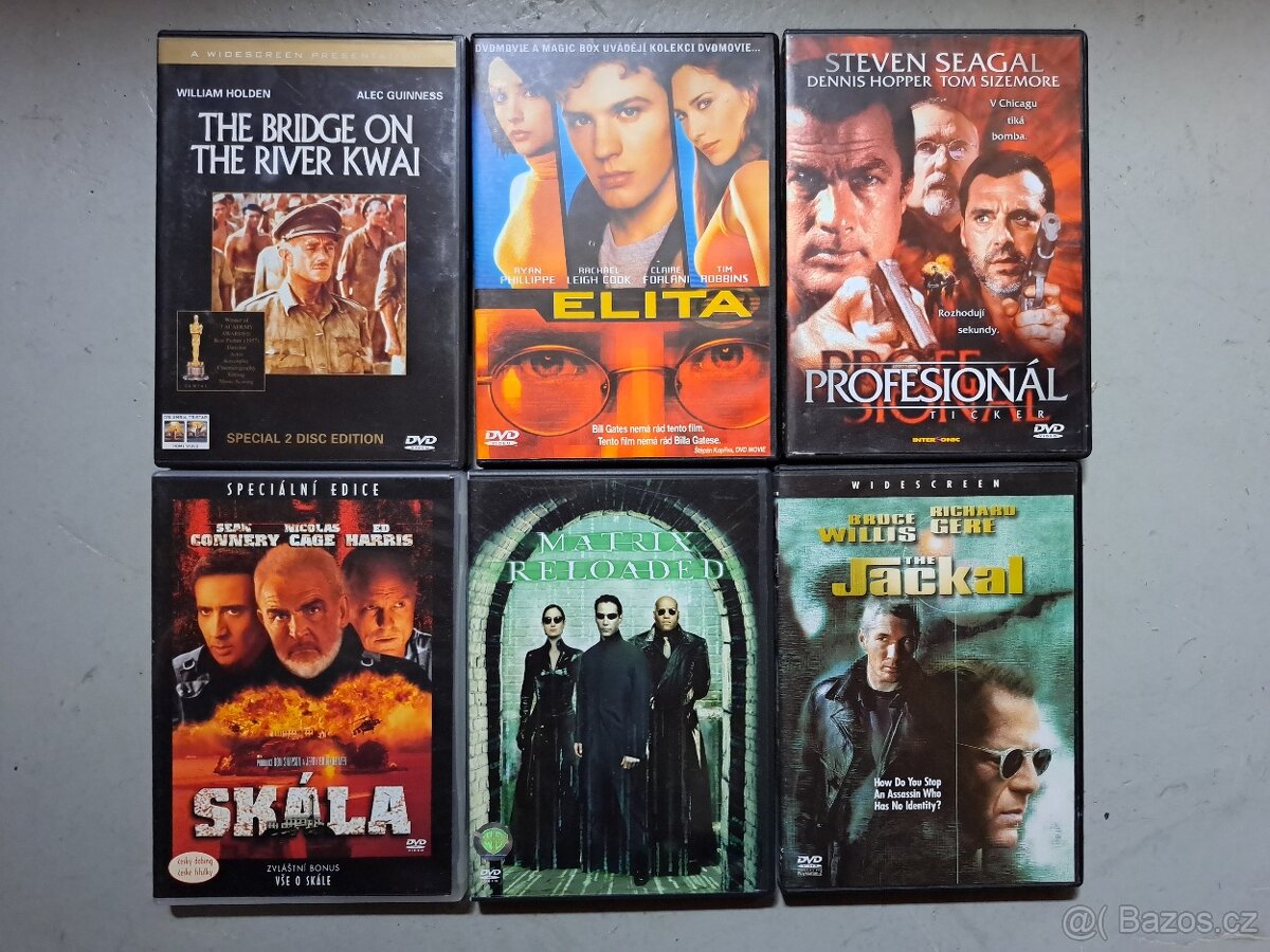 DVD filmy originální (více kusů v nabídce)