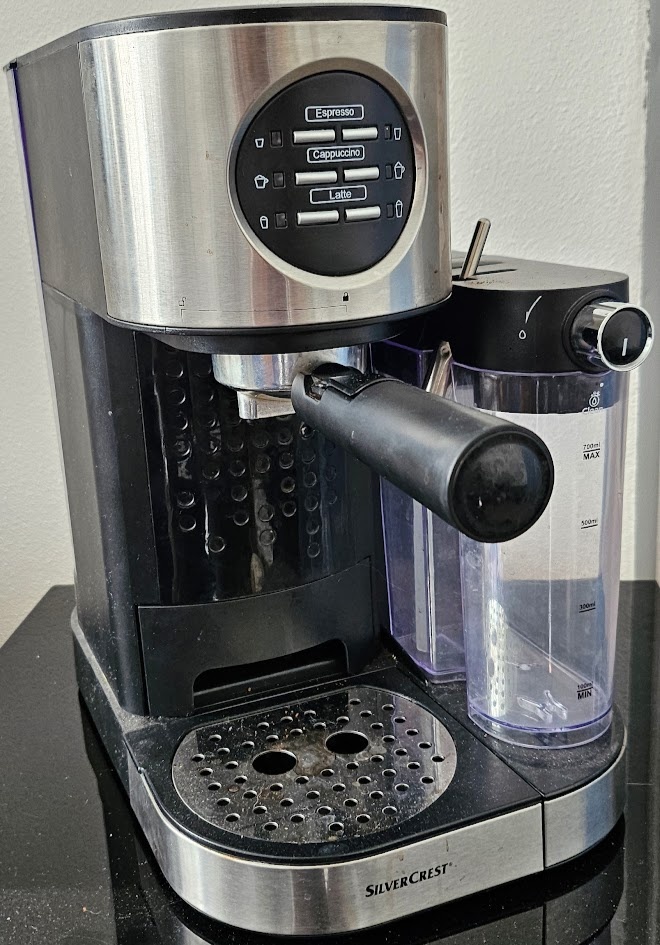 Lidl SILVERCREST Espresso kávovar s napěňovačem SEMM 1470 A1