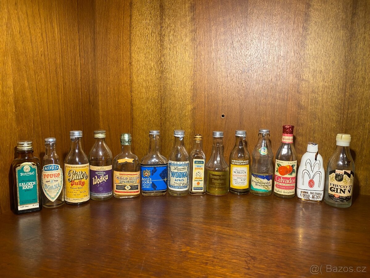 Sběratelský alkohol - miniatury_18_odpařené