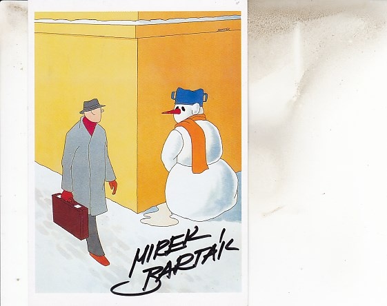 Autogram Mirek Barták - výtvarník