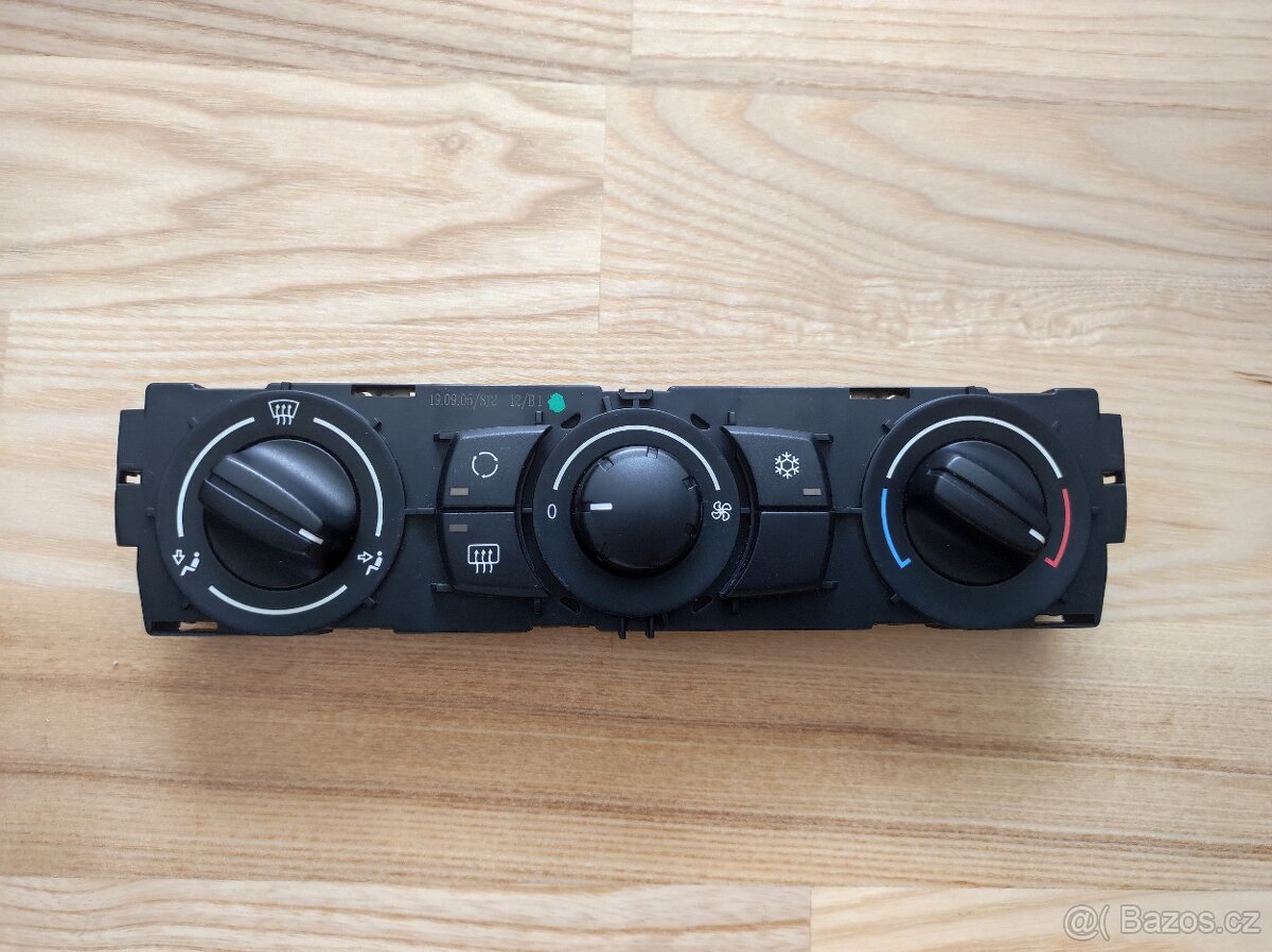 BMW řady 1, řady 3 knoflíky ovládání manuální klimatizace