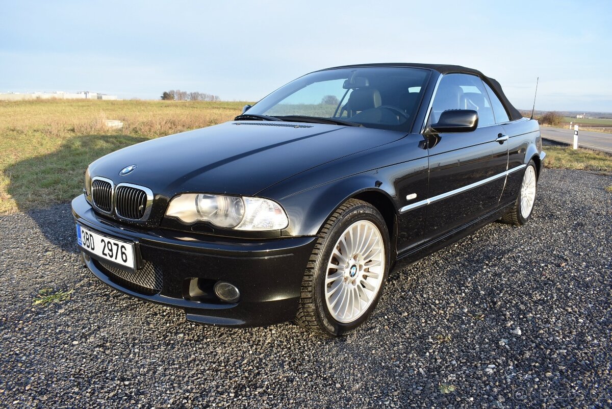 BMW e46 330i CABRIO,MANUÁL,BEZ KOROZE,NOVÁ STŘECHA,SERVIS